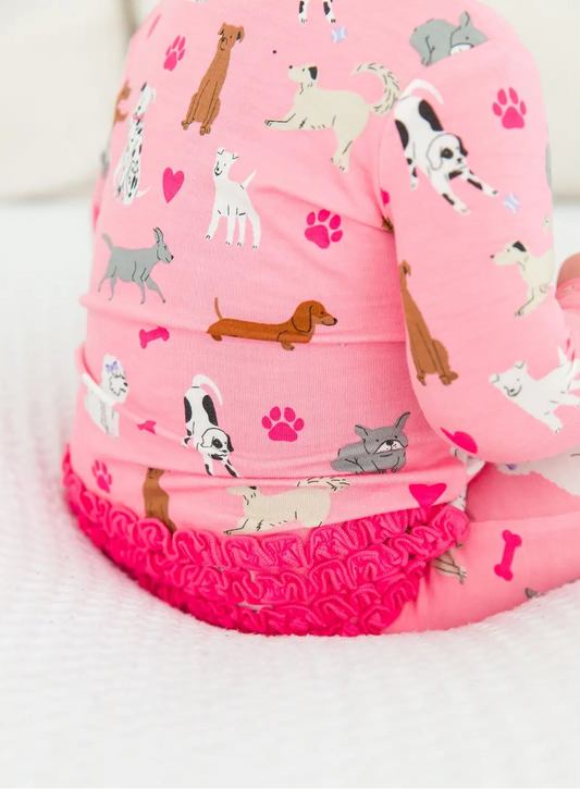 RuffleButts Girls Puppy Playtime Sleeper