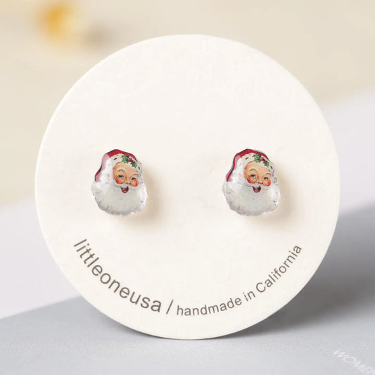 Santa Earrings