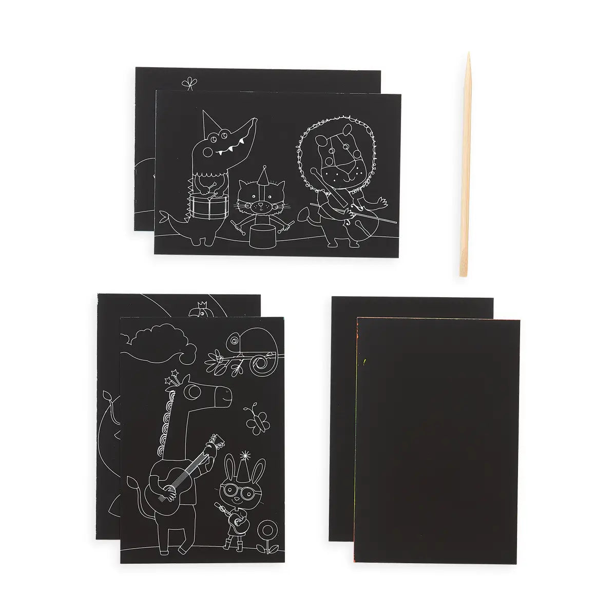 Scratch & Scribble: Mini Kit Safari Party