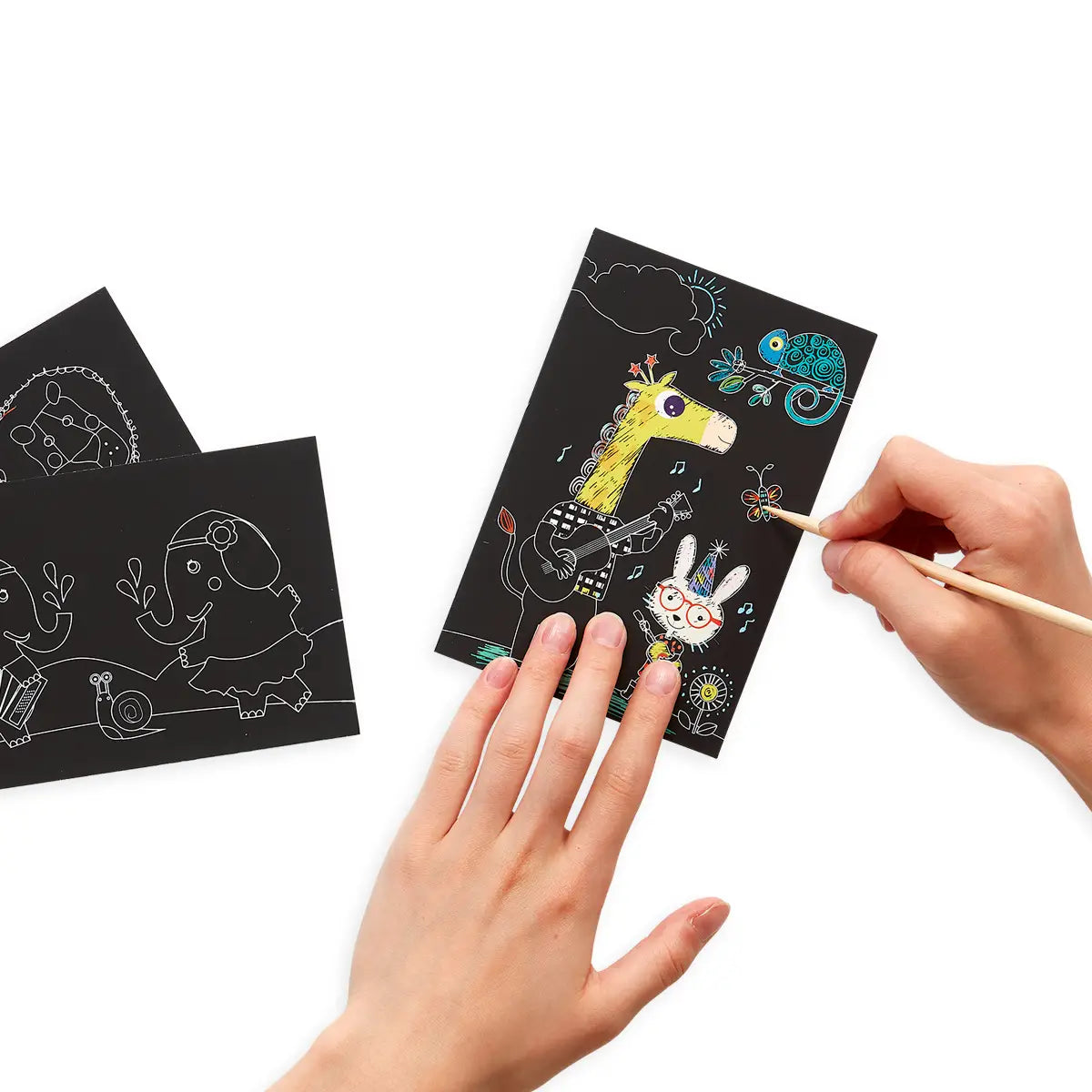 Scratch & Scribble: Mini Kit Safari Party