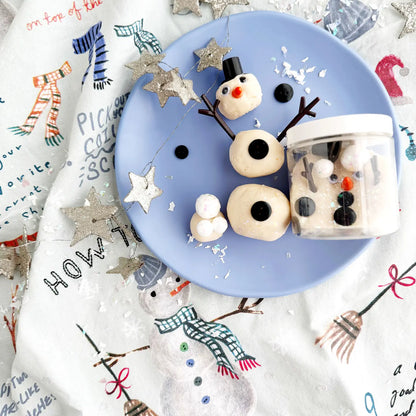 Snowman Mini Dough-To-Go