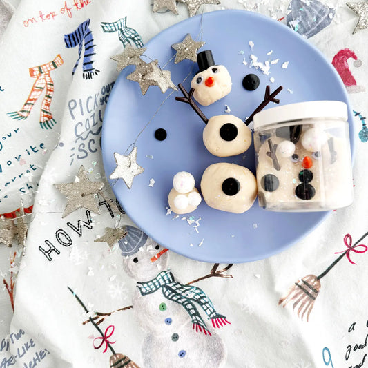 Snowman Mini Dough-To-Go