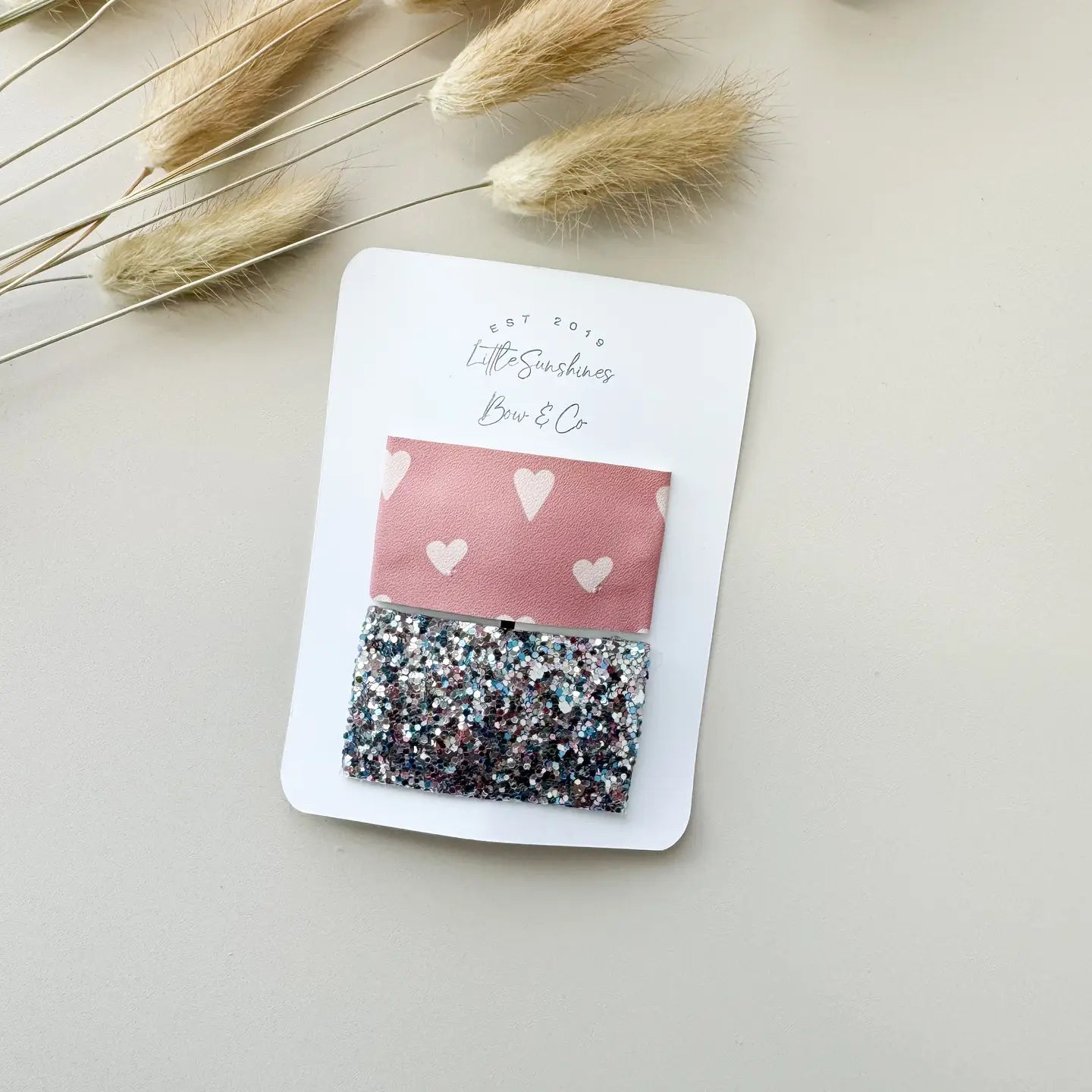Heart and Sparkle Clip Set