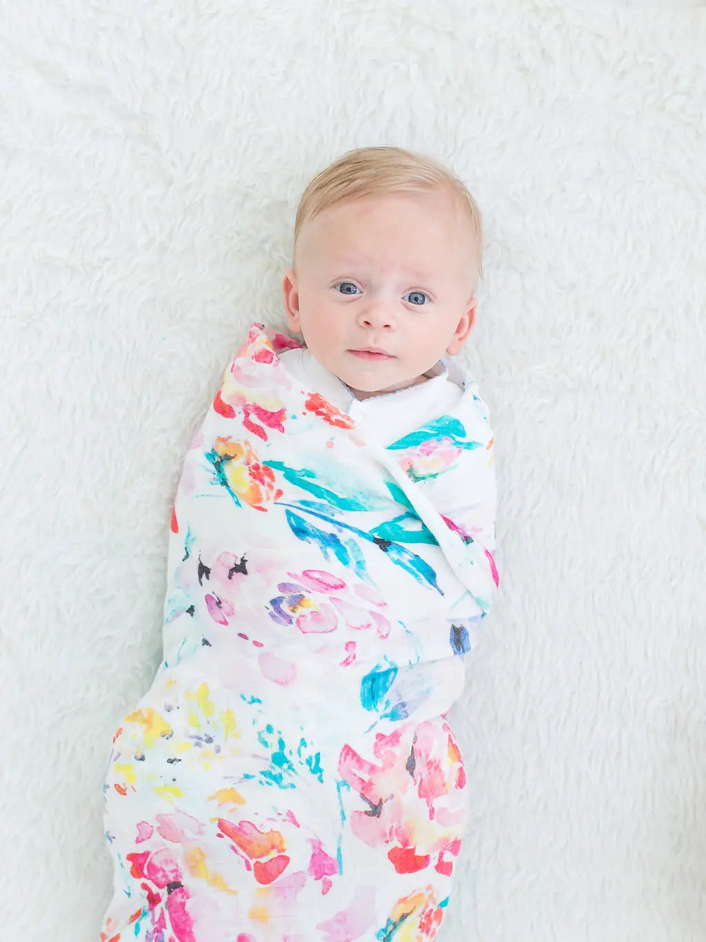 Floral Cotton Swaddle