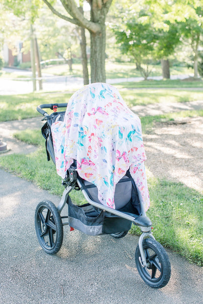 Floral Cotton Swaddle