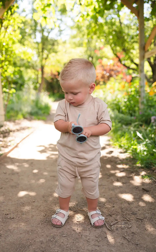 Two-Piece Ribbed Short Set