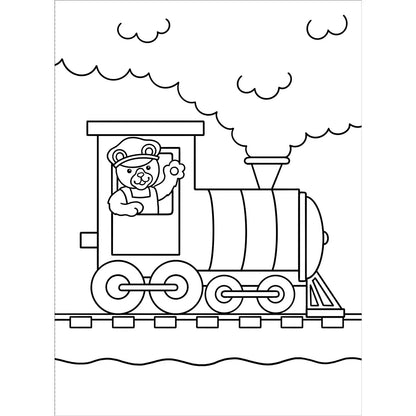 My First Coloring Book: Things That Go!