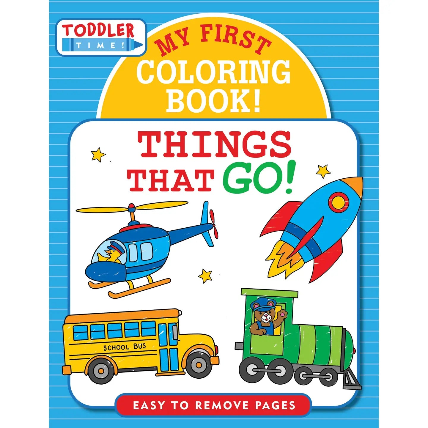 My First Coloring Book: Things That Go!