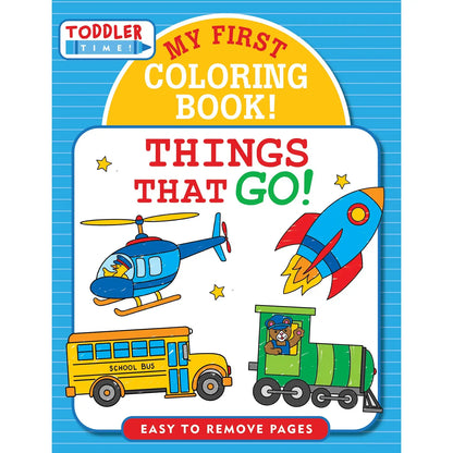My First Coloring Book: Things That Go!