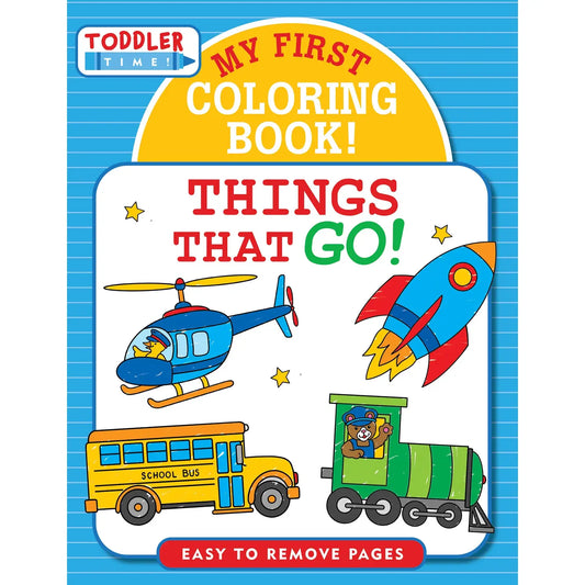 My First Coloring Book: Things That Go!