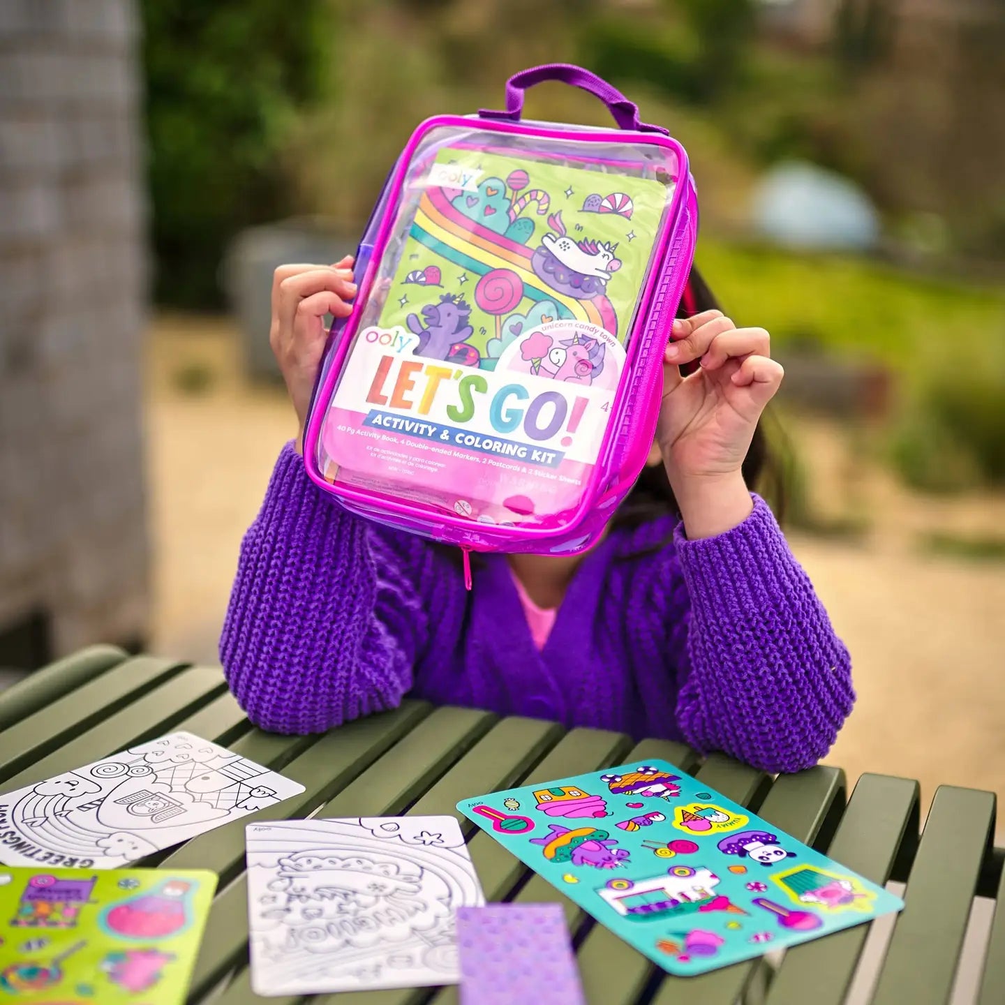 On-The-Go Activity & Coloring Kit: Unicorn Candy Town