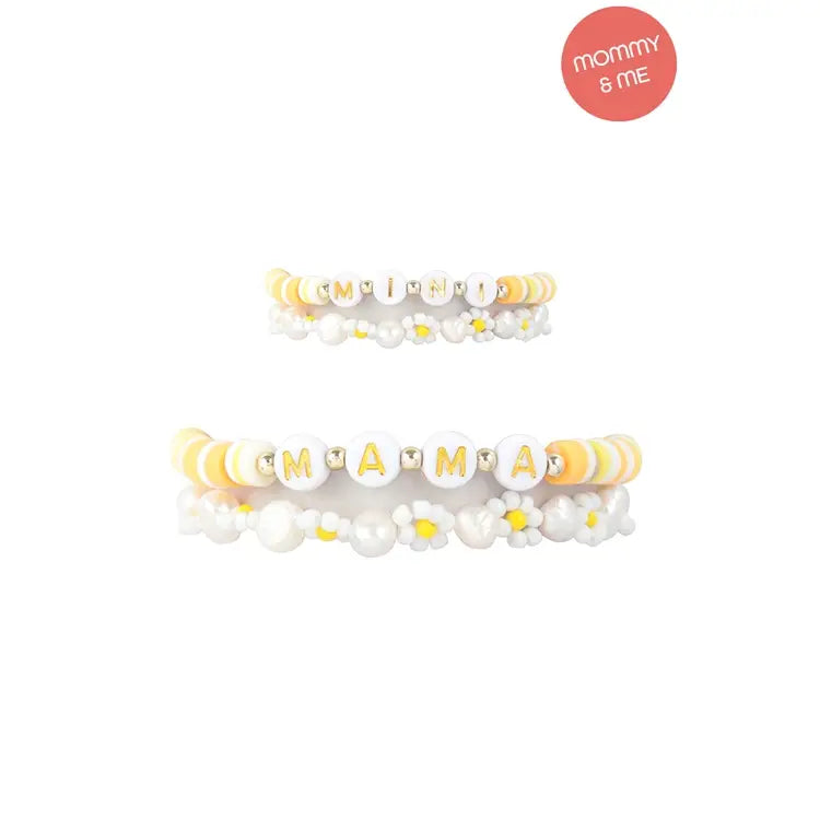 Mama & Mini Yellow Bracelet Set